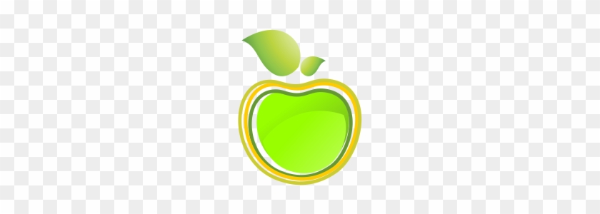 Vector Green Apple Line Art Logo Download - Vector Green Logo Apple #675640