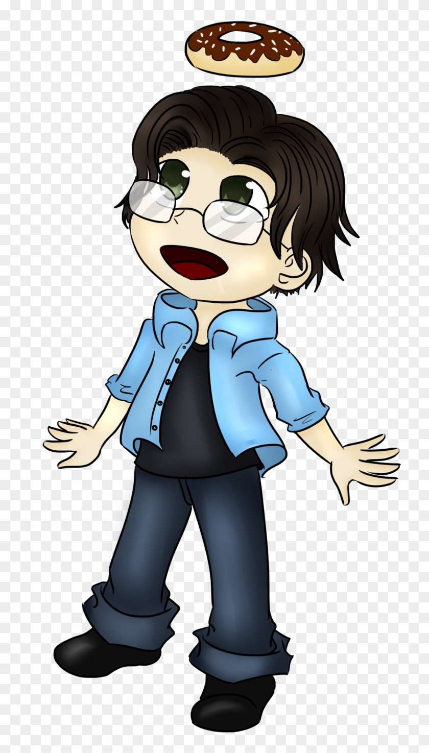 Projecthalfbreed Toren's Got A Donut Halo By Projecthalfbreed - Cartoon #675843