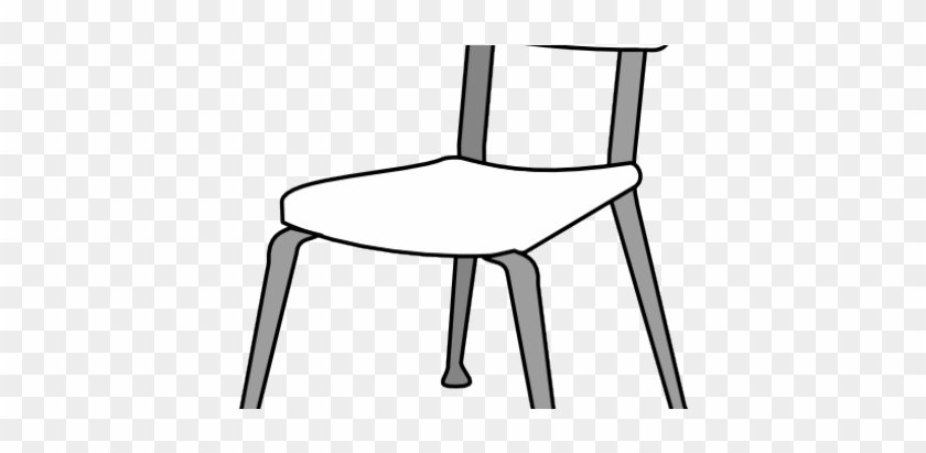 Classroom Chair Stacker Clip Art - Chair Clipart Black And White #675904