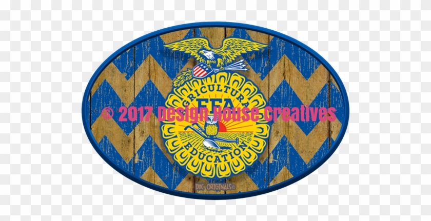 Officially Licensed Ffa™ Chevron Wood Decal - Wood #675927
