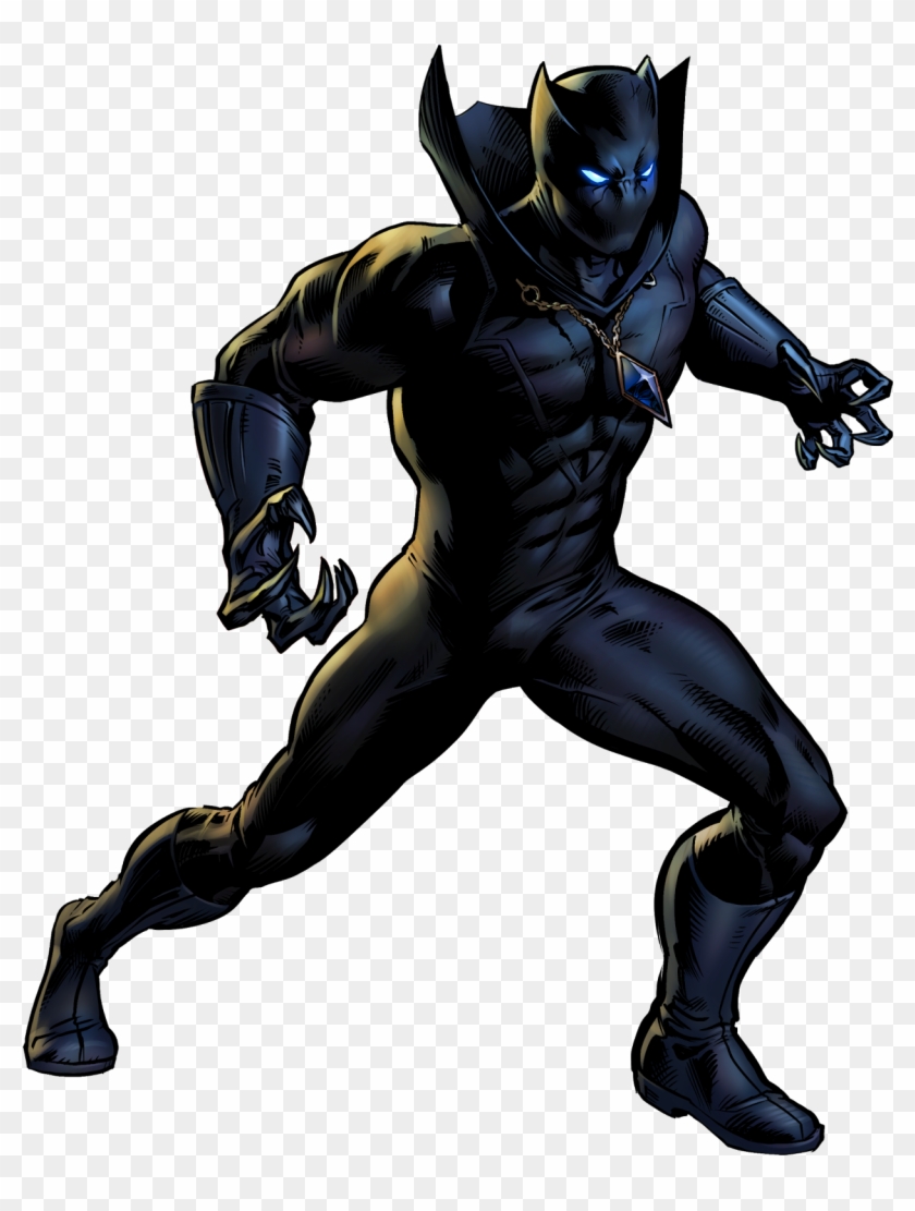 Black Panther Captain America Superhero Marvel Comics - Avengers Alliance 2 Black Panther #675953