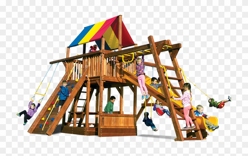 Monster Clubhouse Pkg Iii 78b Swingset - Playground Slide #675985