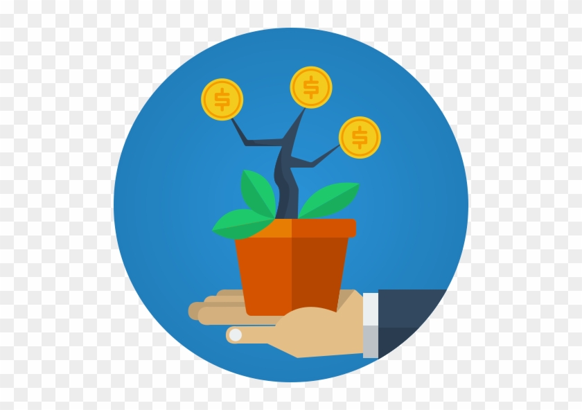 Image Of Money Growing On A Plant - Benefit Icon Png #676098