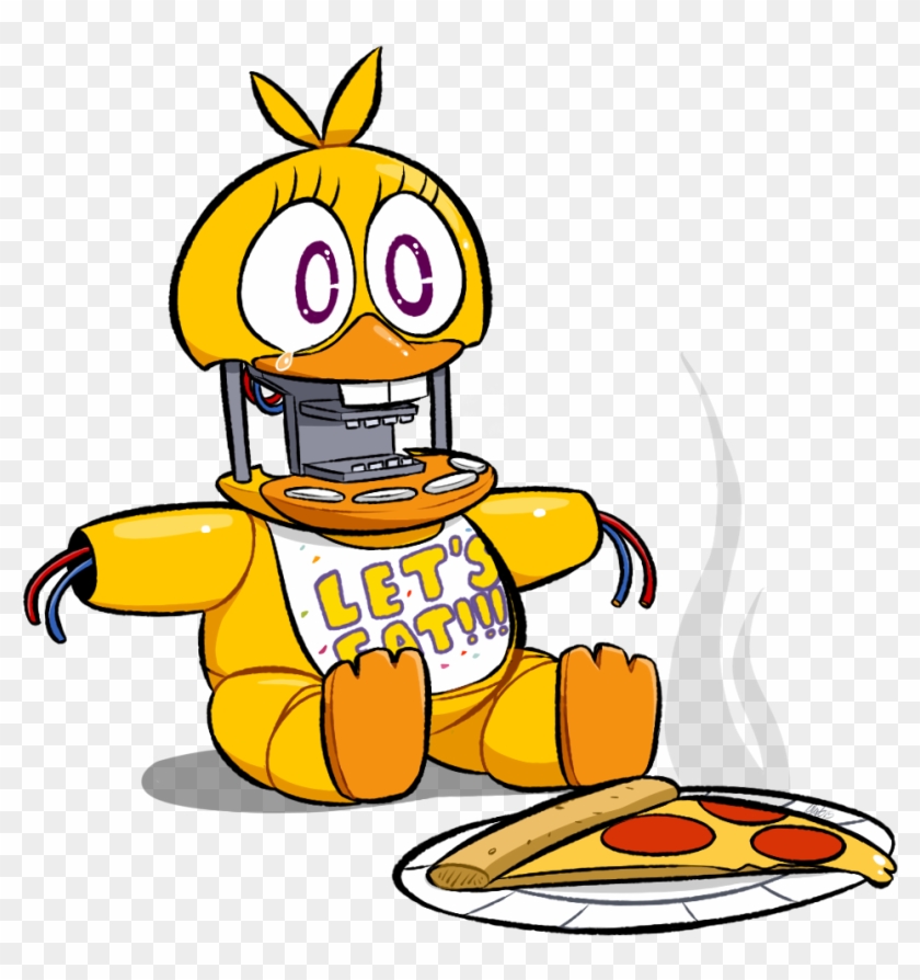 Poor Withered Chica Will Never Be Able To Have Some - Fnaf World Withered Chica #676132