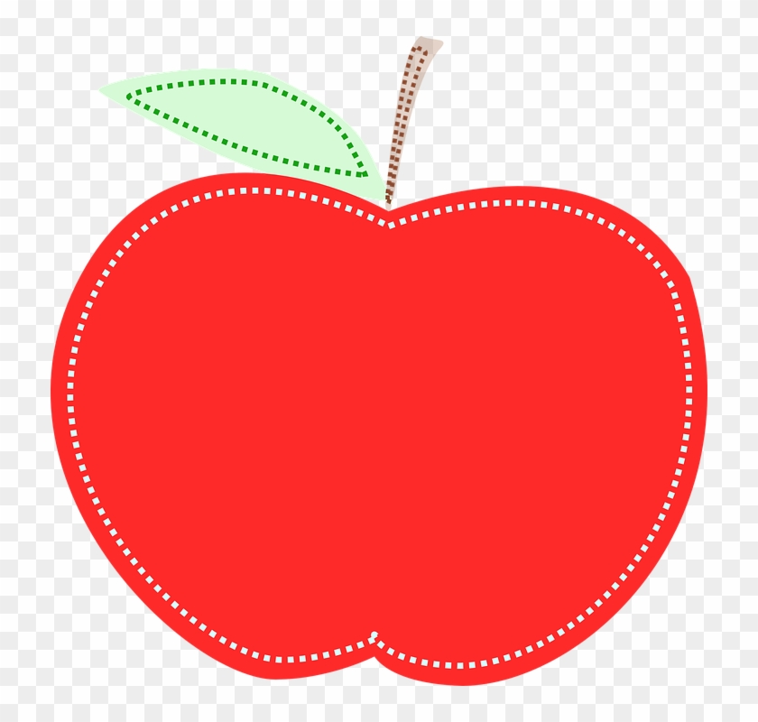 Teacher Apple Cliparts - Teacher Apple Clipart #676213
