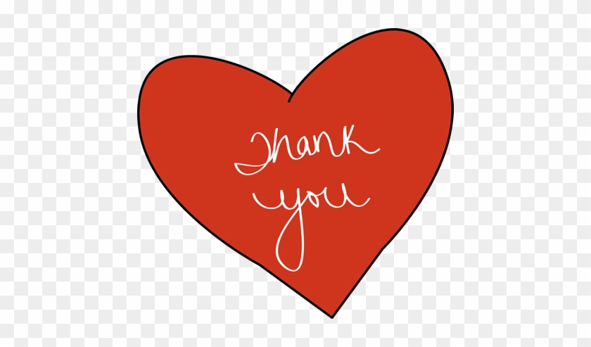Thank You Clip Art Thank - Heart With Thank You #676228