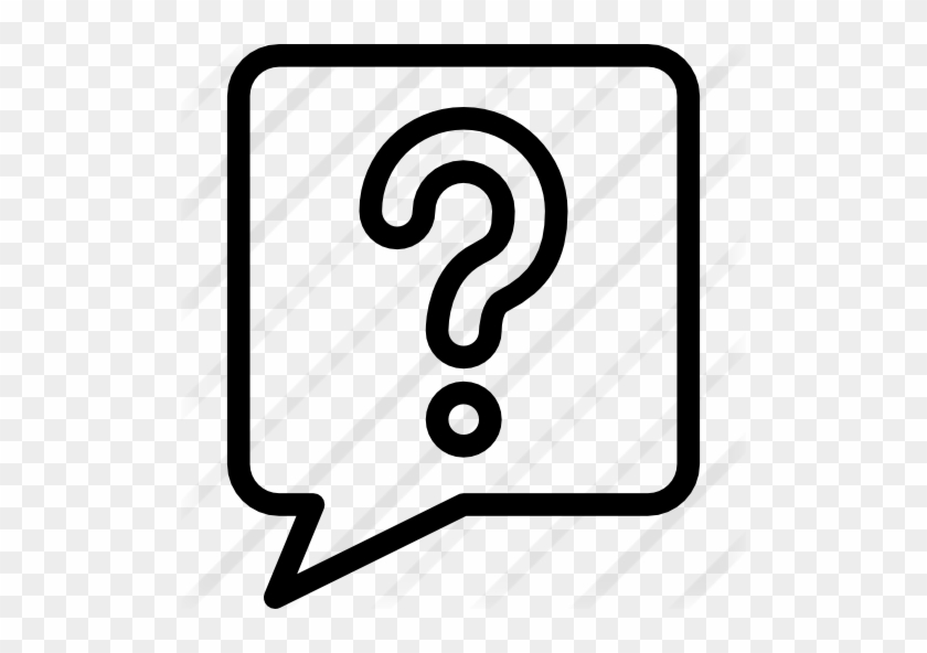 Speech Bubble With Question Mark - Bocadillo Interrogacion #676245