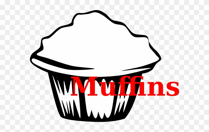 Muffin Image With Text Clip Art At Clker - Muffin Clip Art #676486