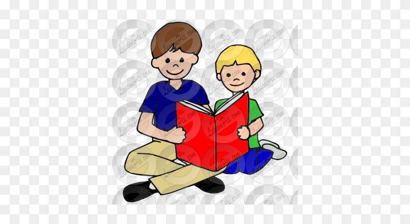 Buddy Reading Clipart - Buddies Clipart #676552