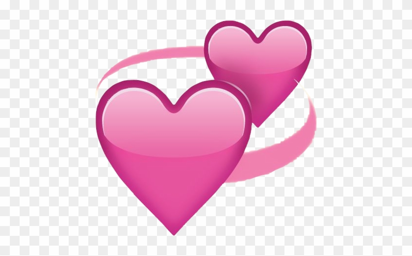 Heart Emoji Pink Girly Tumblr Iphone Photography Decora - Heart Emoji Pngs #676566