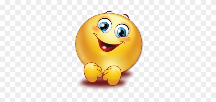 Warm Exciting Smile Sticker - Exciting Emoji #676575