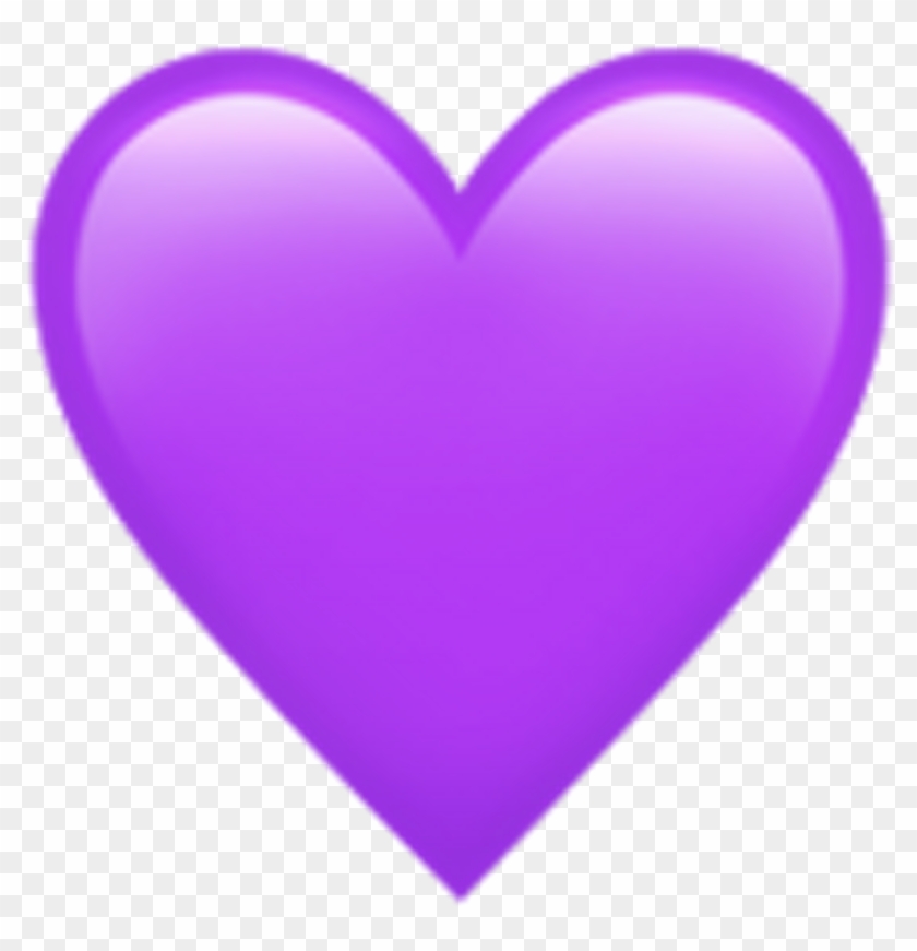 Purple Heart Emoji Ios #676581
