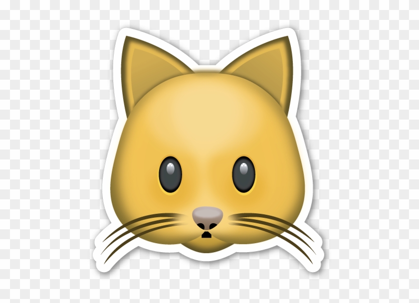 **this Sticker Is The Large 2 Inch Version That Sells - Cats And Dogs Emoji #676624