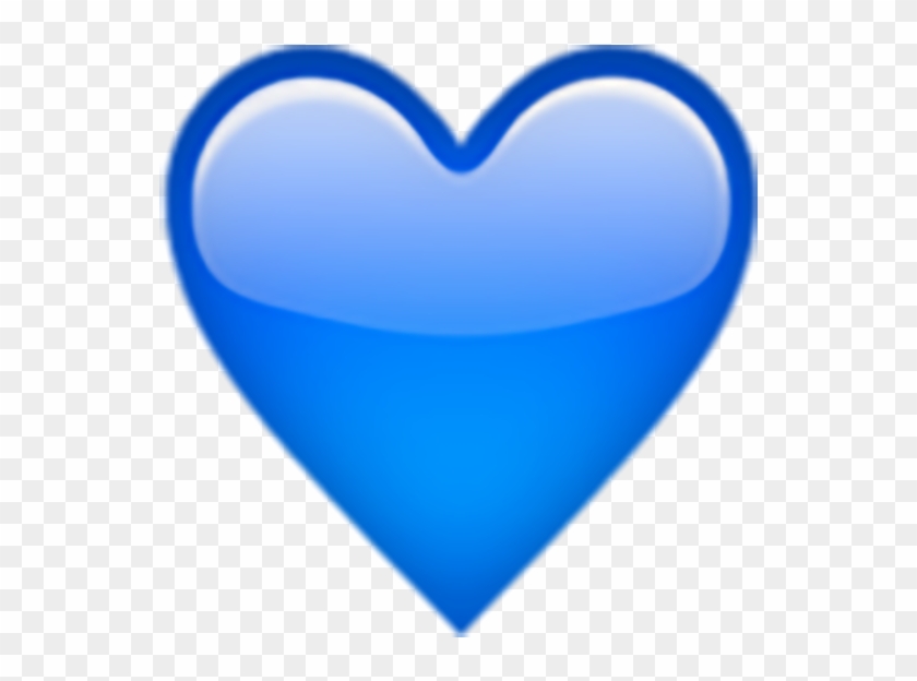 E Coração Azul = "tristeza" - Emoji Blue Heart #676628
