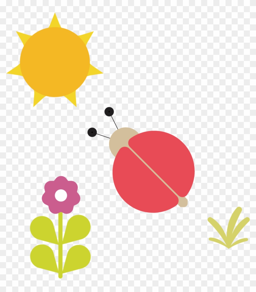 Vector Cartoon Seven Lady Ladybug Illustrator - Vector Cartoon Seven Lady Ladybug Illustrator #676729