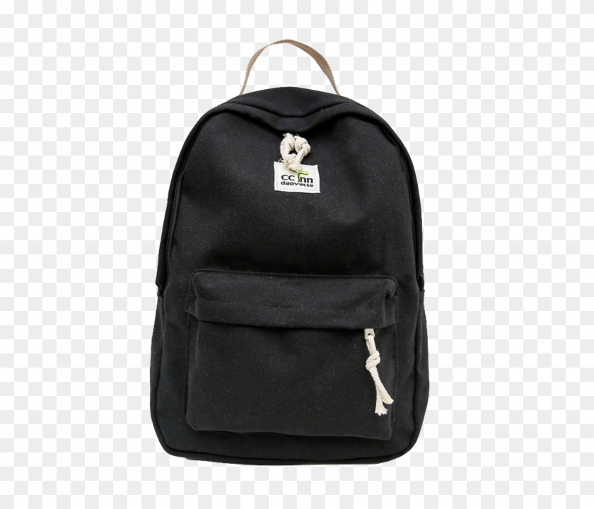 Women Backpack Canvas Solid Color Backpacks Boy Girls Jansport Black Free Transparent Png Clipart Images Download