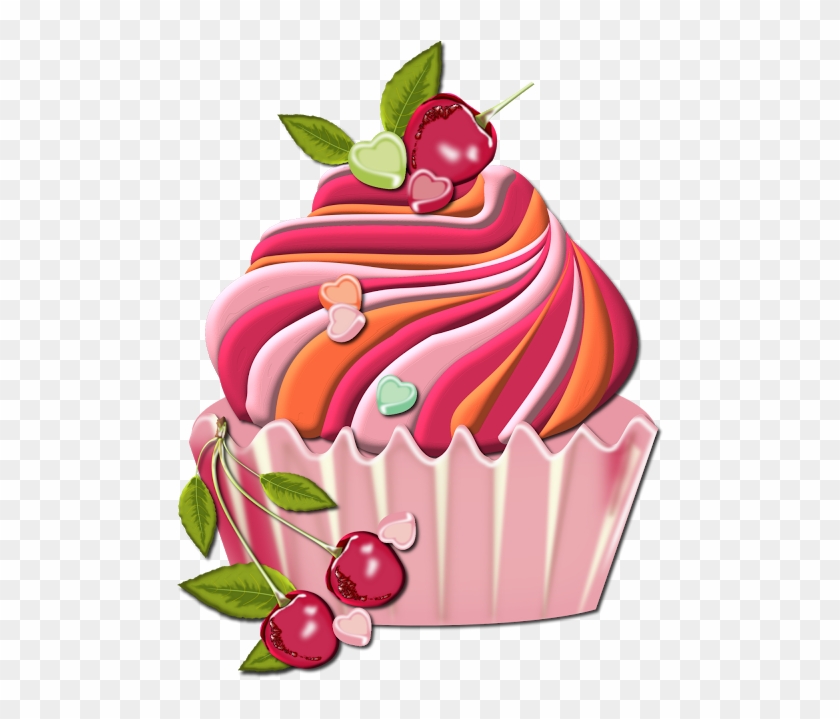 Valentine's Day Cupcake Clip Art - Valentine's Day Cupcake Clip Art #676794
