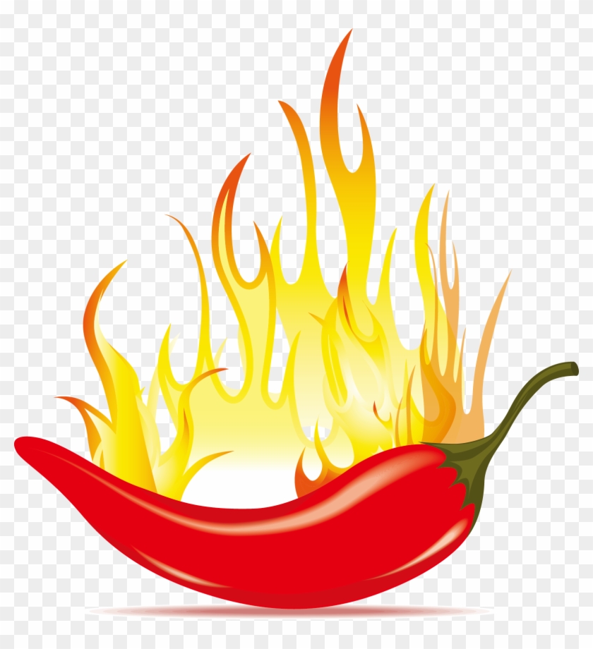 Chili Con Carne Chili Pepper Clip Art - Red Hot Chili Vector #676889