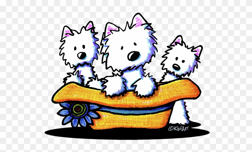 Click And Drag To Re-position The Image, If Desired - Sunday Westie Trio Shower Curtain #676908