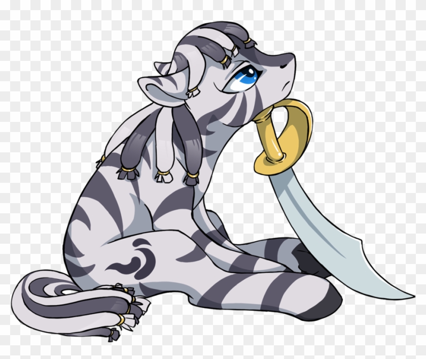 Zebra Pirate By Ashley Arctic Fox - Mlp Zebras #677029