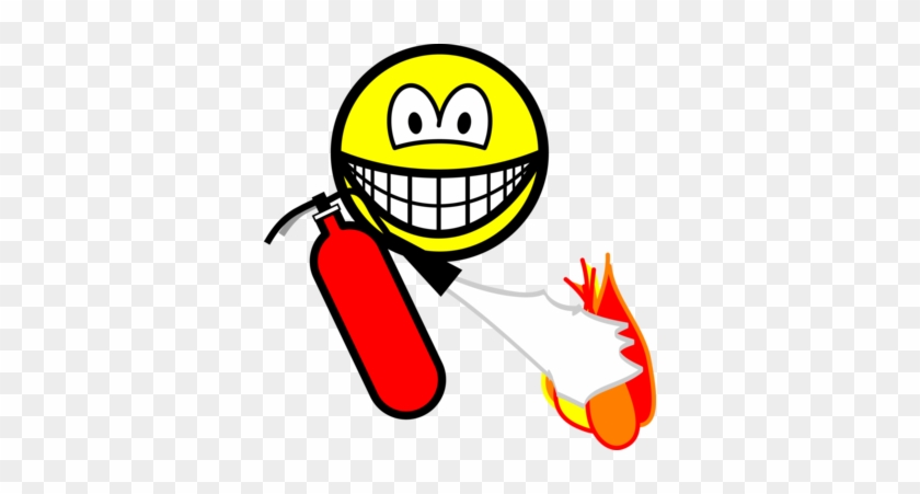 Fire Extinguising Smile - Green Thinking Hat Emoji #677206