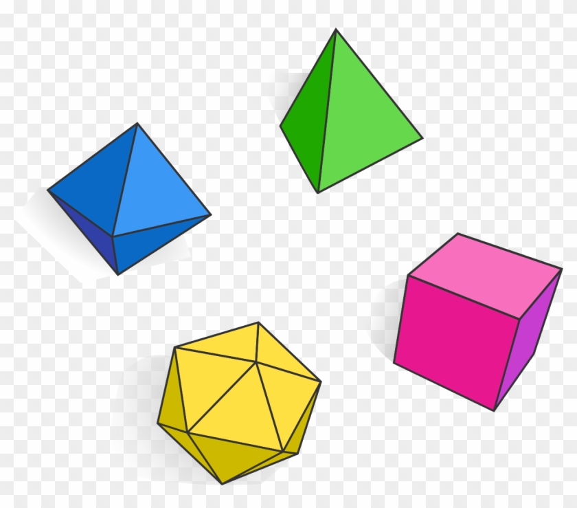 Regular Polyhedra Brilliant Math & Science - Triangle #677229