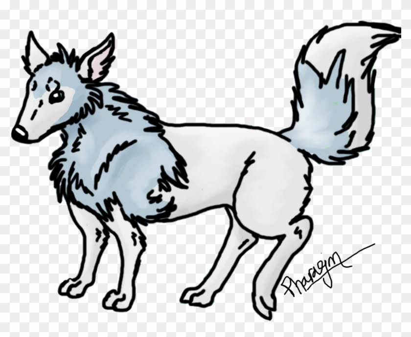 Arctic Wolf Grayscale Free To Use - Otter #677254
