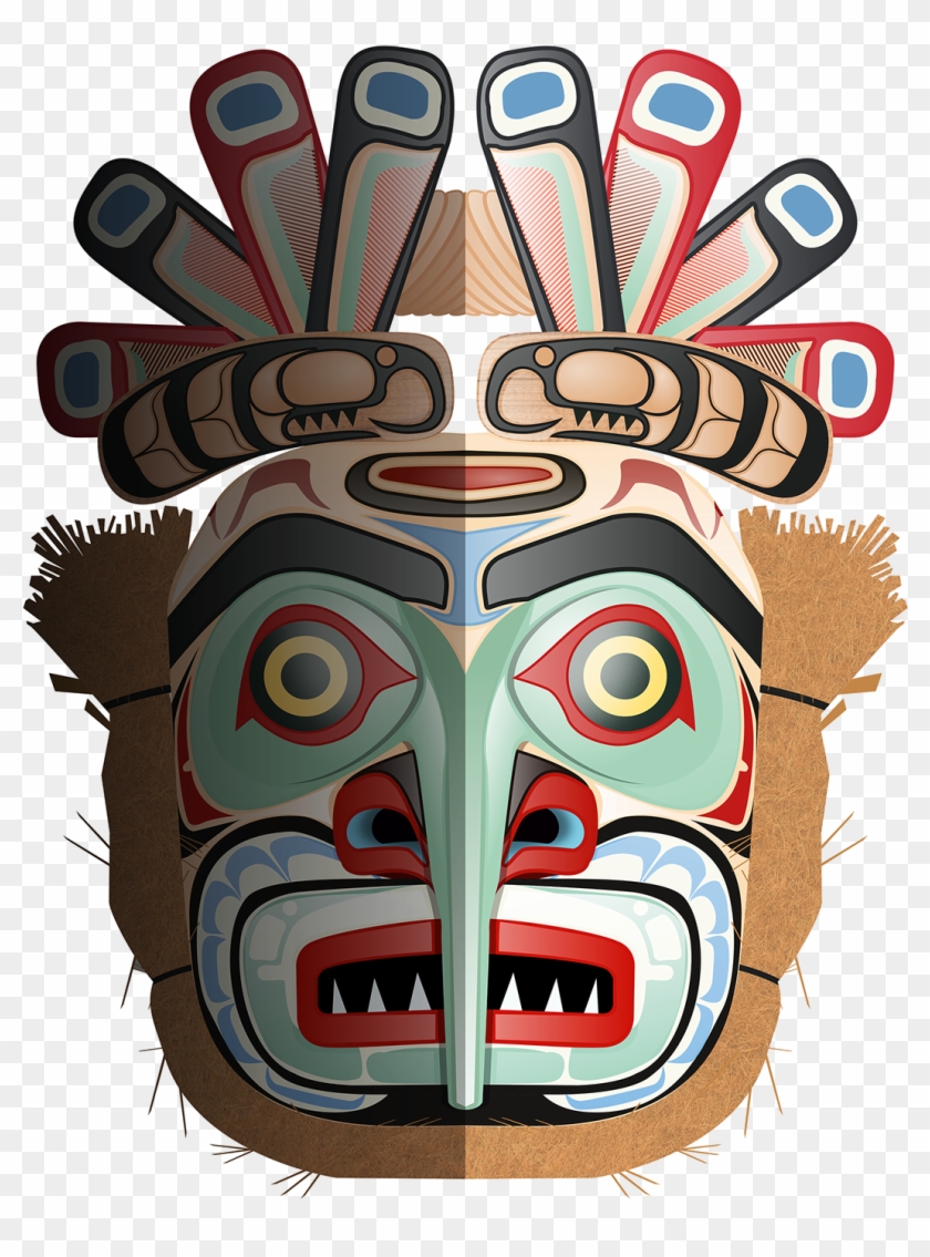 Thank You - Native American Mask Clipart #677260