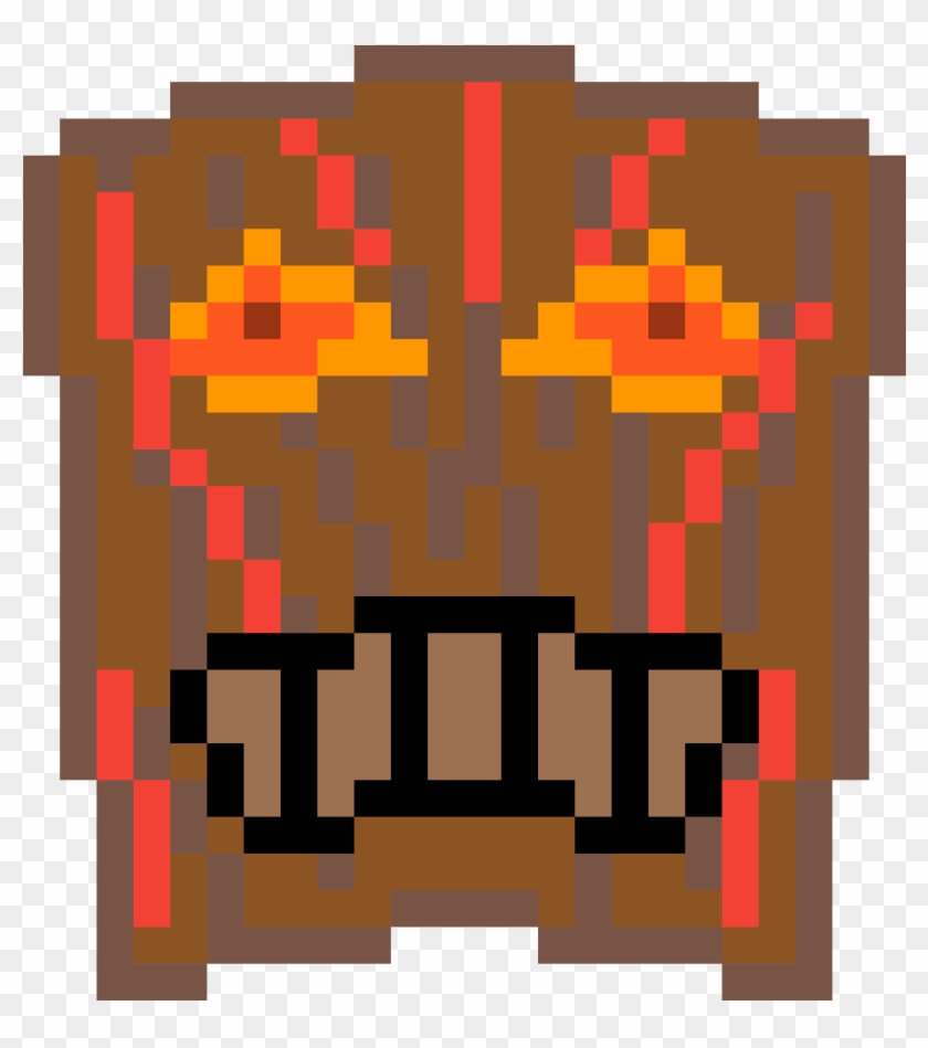 Lava Tiki Mask - Illustration #677277