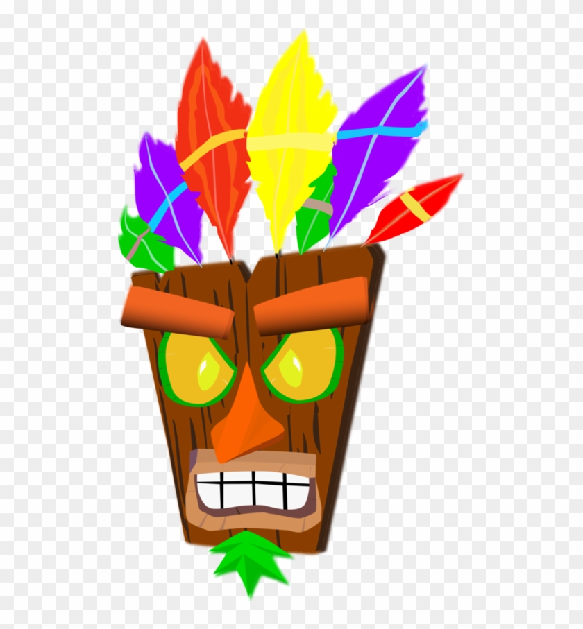 Tiki Mask, Crash Bandicoot, Vision Boarding, Fan Art, - Tiki From Crash Bandicoot #677280