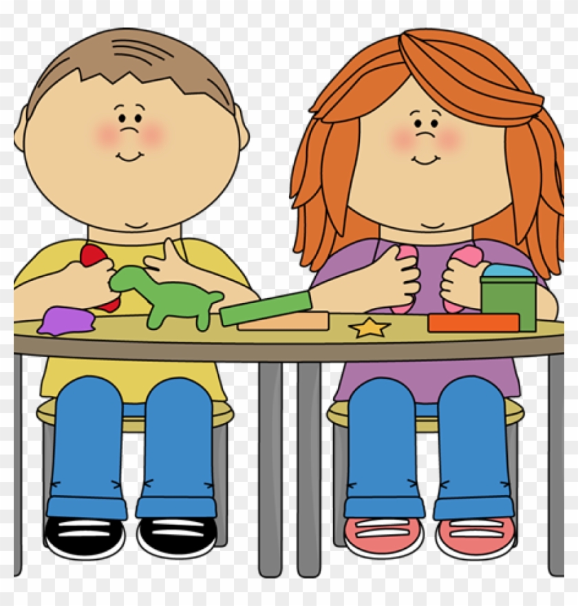 School Children Clip Art School Kids Clip Art School - Play Doh Clip Art #677299