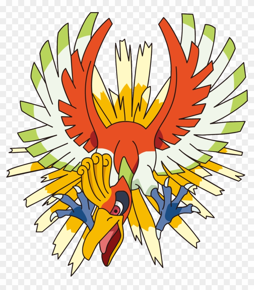 250ho-oh Os Anime - Pokemon Ho Oh #677307