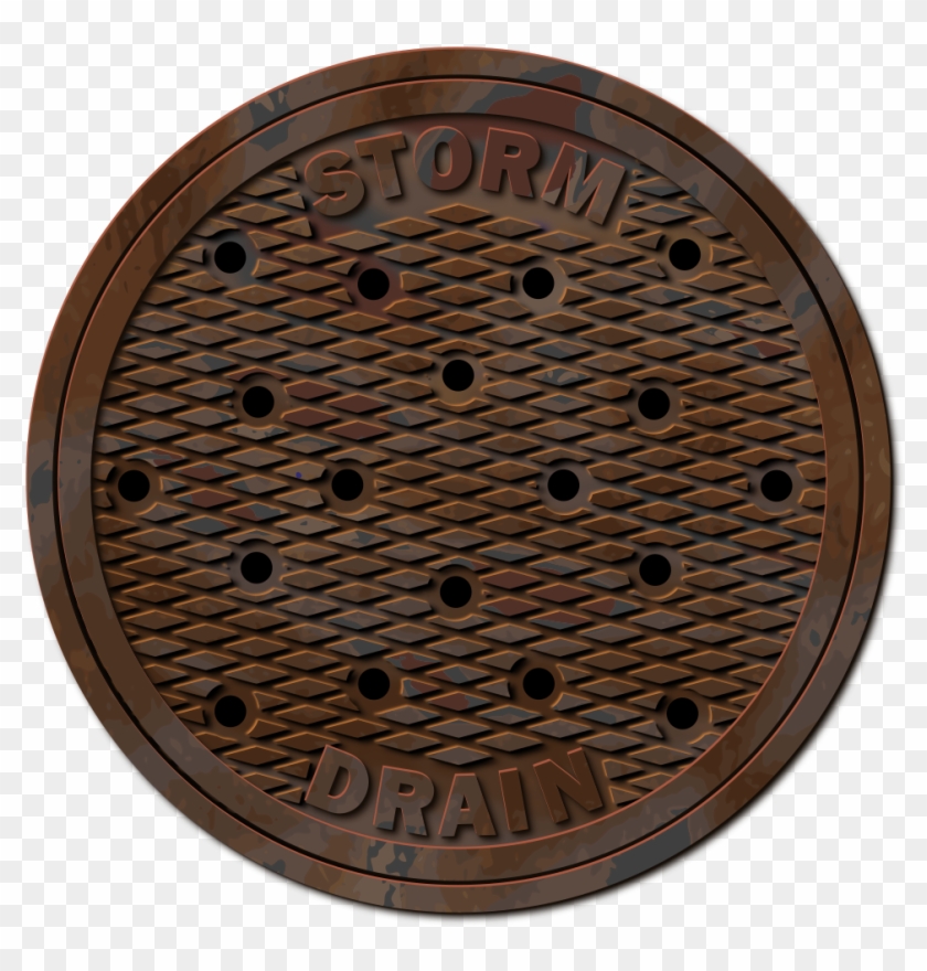 Storm Drain Manhole Cover - Sewer Clip Art #677332