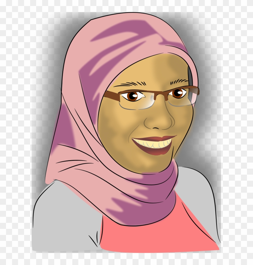 Beauty Muslim Girls Faces Clipart - Muslim Woman Clipart Png #677784