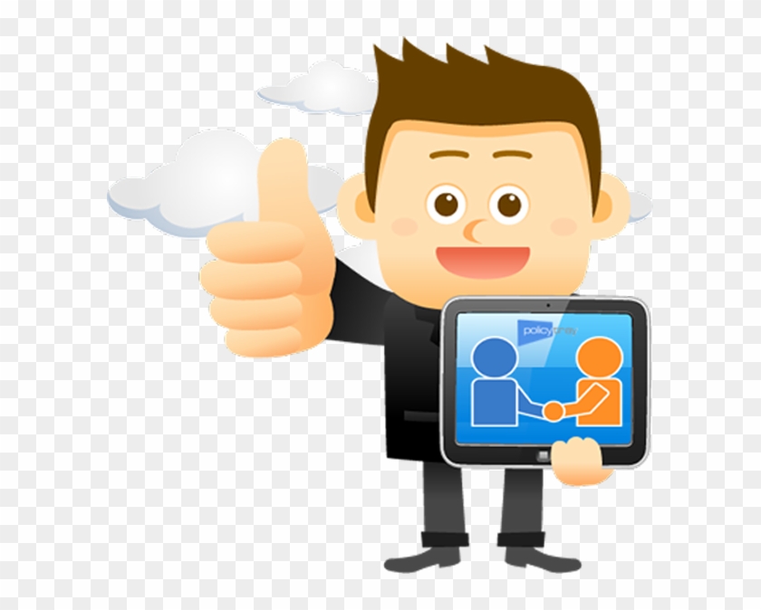 Lic Agent Associates - Thumbs Up Cartoon Png #677894