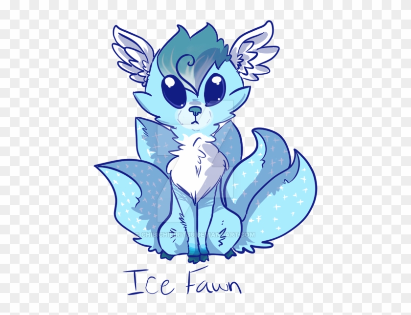 Ice Fawn By Chibichibiritsu - Cartoon #678105