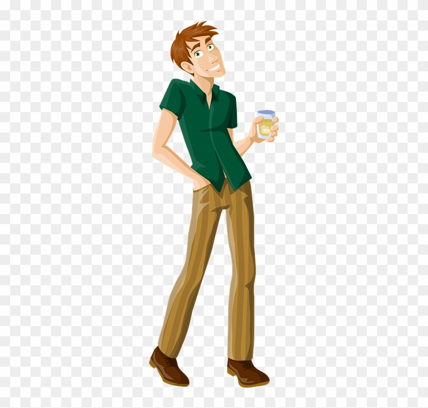 Explore Vector Graphics, Vector Vector, And More - Person Drinking Png #678343