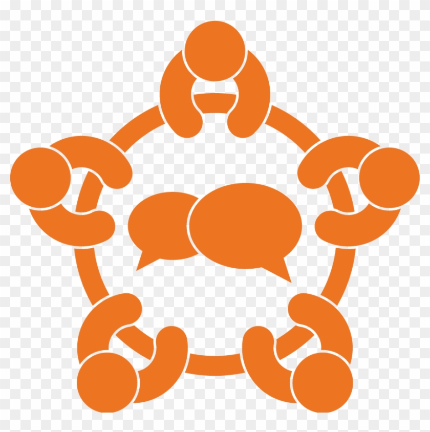 Round Table Discussion Icon, Round Table Discussions