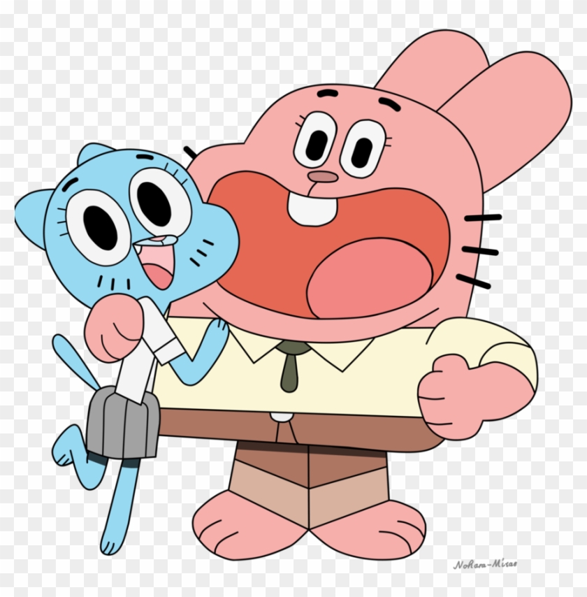 Nicole And Richard Vector Practice Re Upload By Nohara-misae - Amazing World Of Gumball #678719