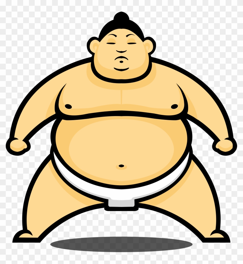Sumo Wrestling Cartoon Stock Photography - Sumo Wrestler Cartoon #678756