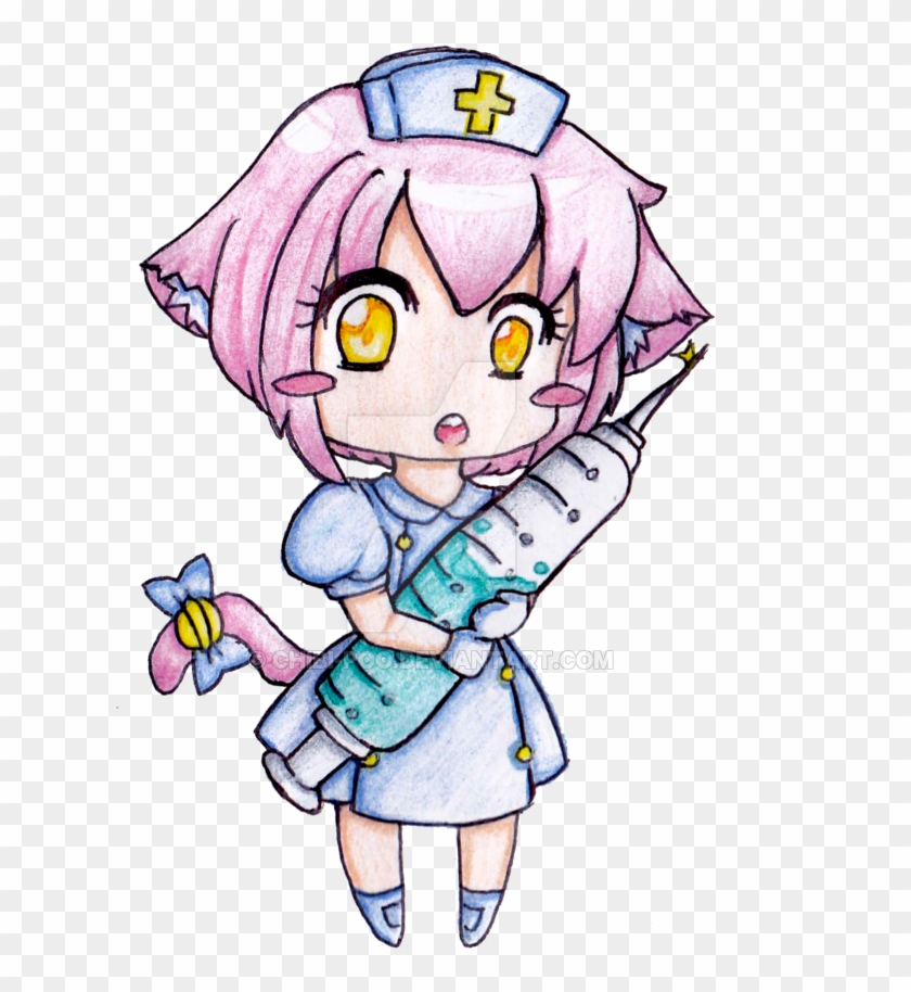 Practice Chibi Nurse By Chibi-poo - Anime Nurse Girl Drawing #678778