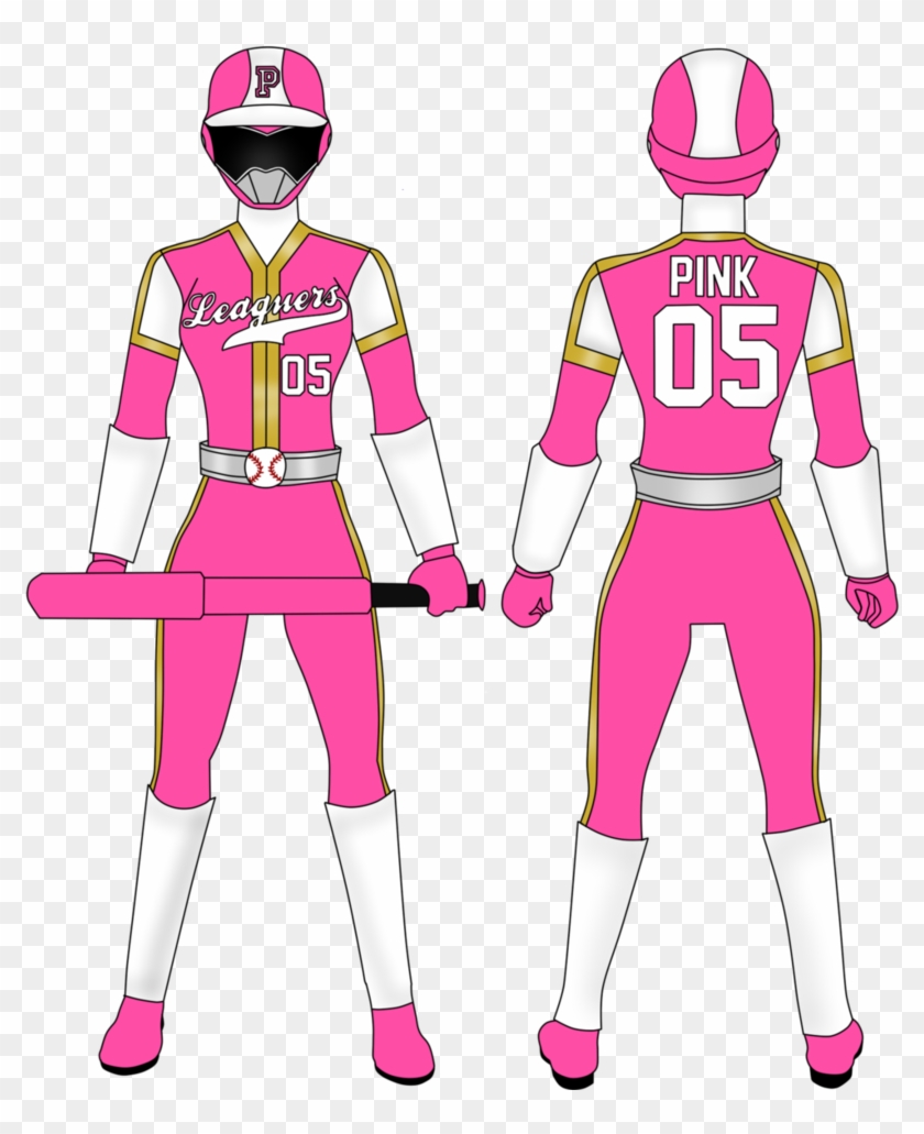 Pink Leaguer/ Mlb Pink Ranger By Iyuuga - Illustration #678801