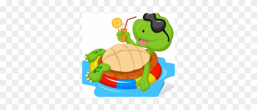 Turtle Cartoon Pics - Turtle With Sunglasses Clipart #678877