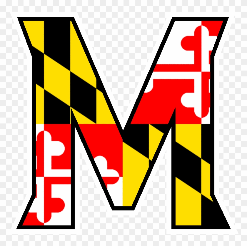 Maryland L 65-69 - Maryland Flag Large Wall Clock #679064