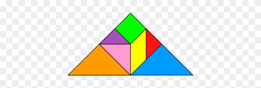 Resultat D'imatges De Tangram Shapes House - Make A Triangle With Tangrams #679331