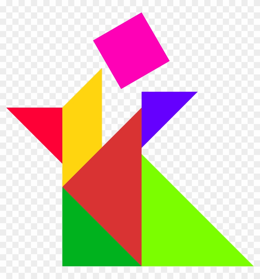 Clipart Tangram - Tangram #679342