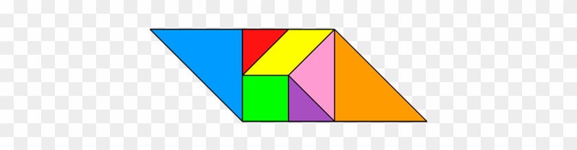 Tangram Parallelogram - Make A Parallelogram With Tangrams #679345