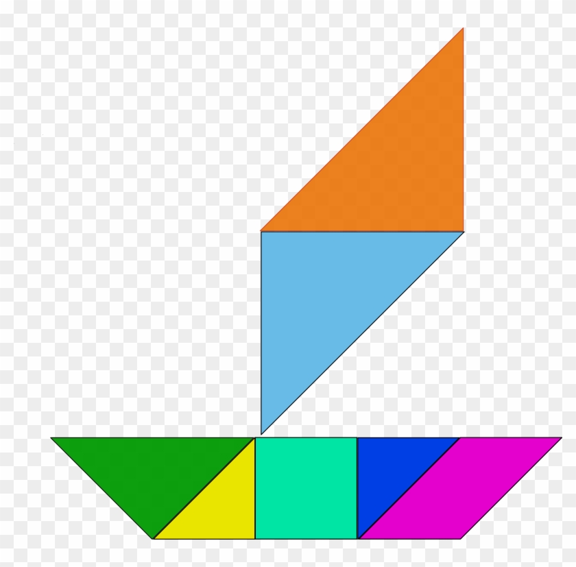 Tangram Jigsaw Puzzles Clip Art - Tangramas Faciles #679351