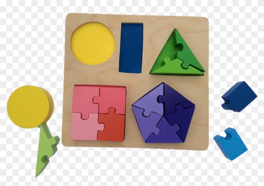 Shape Fractions Puzzle - Shape Fractions Puzzle #679359