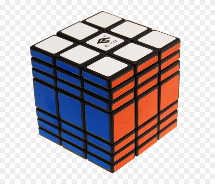 Fully Functional 3x3x7 Cube - Rubik's Cube Red White Blue #679406